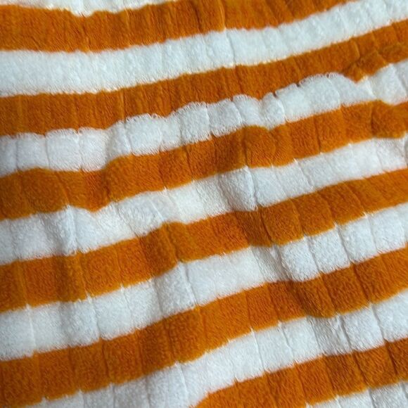 Orange and White Striped Two-Piece Set - Terri cloth BRAND NEW - Medium - Picture 5 of 6